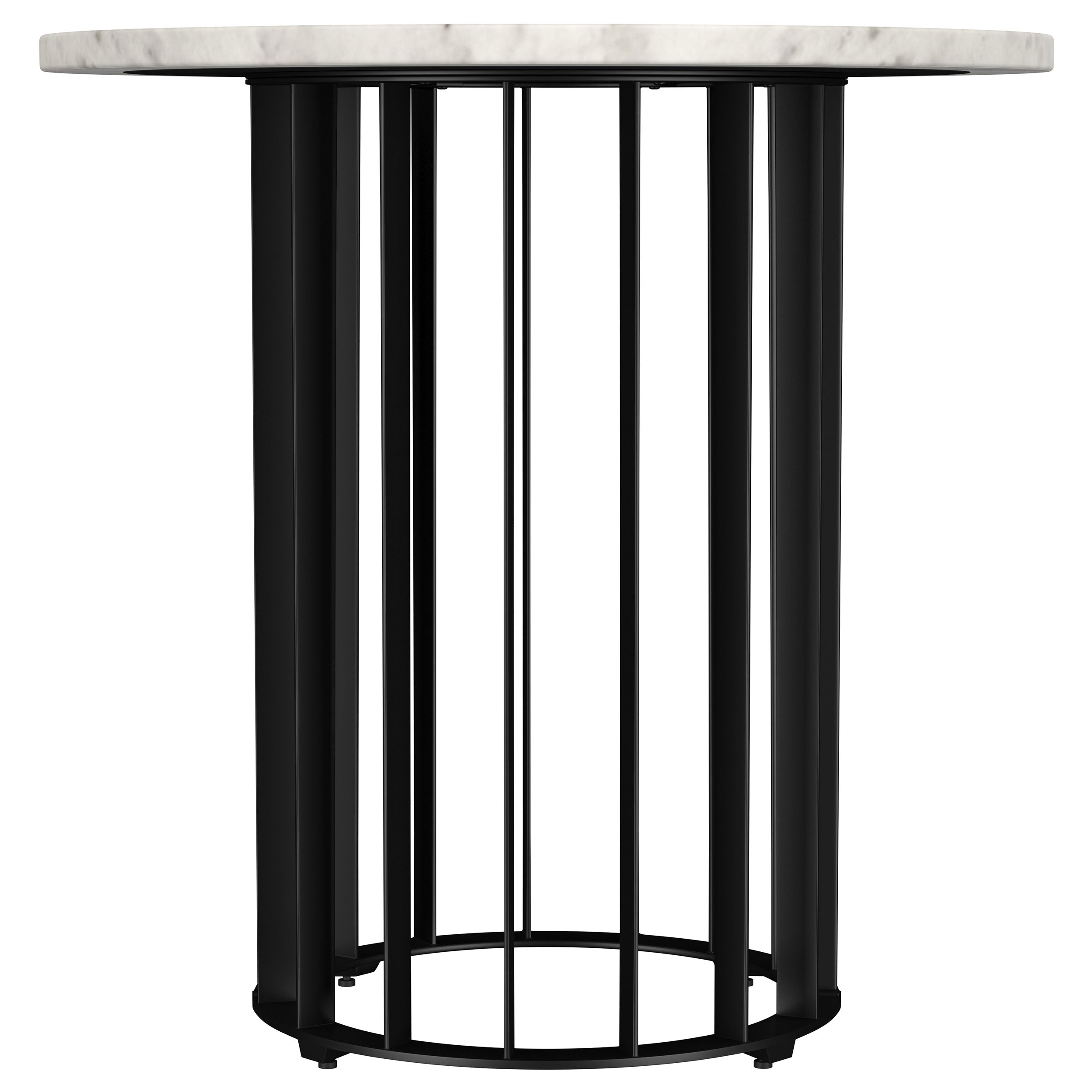 Haven Round Marble Coffee and End Table Set