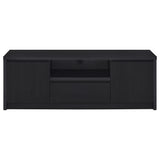 Winfield 60-inch 2-door TV Stand Media Console Black
