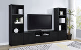 Winfield 3-piece Entertainment Center 78-inch TV Stand Black