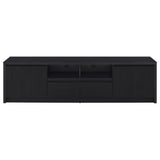 Winfield 3-piece Entertainment Center 78-inch TV Stand Black