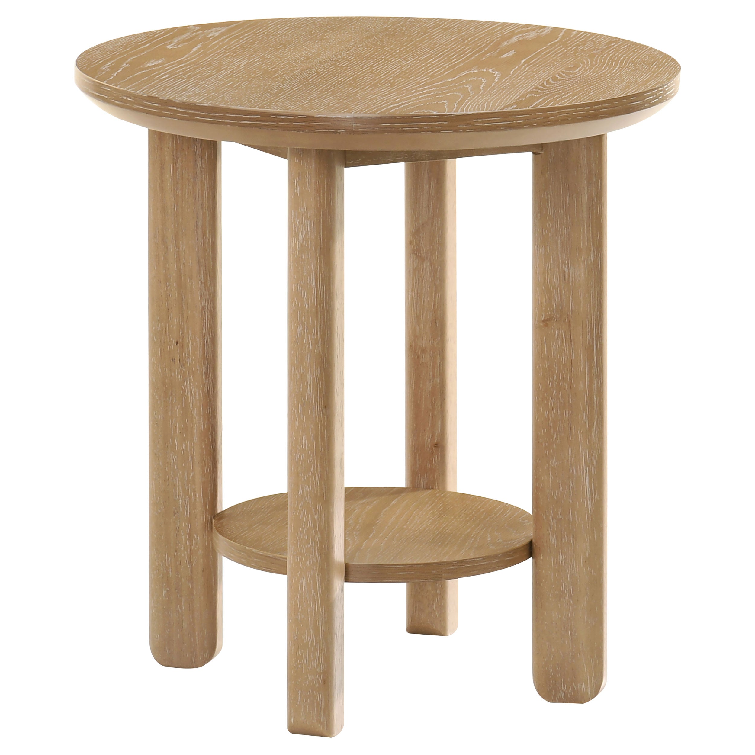 Ottowa Round Wood Coffee Table Set