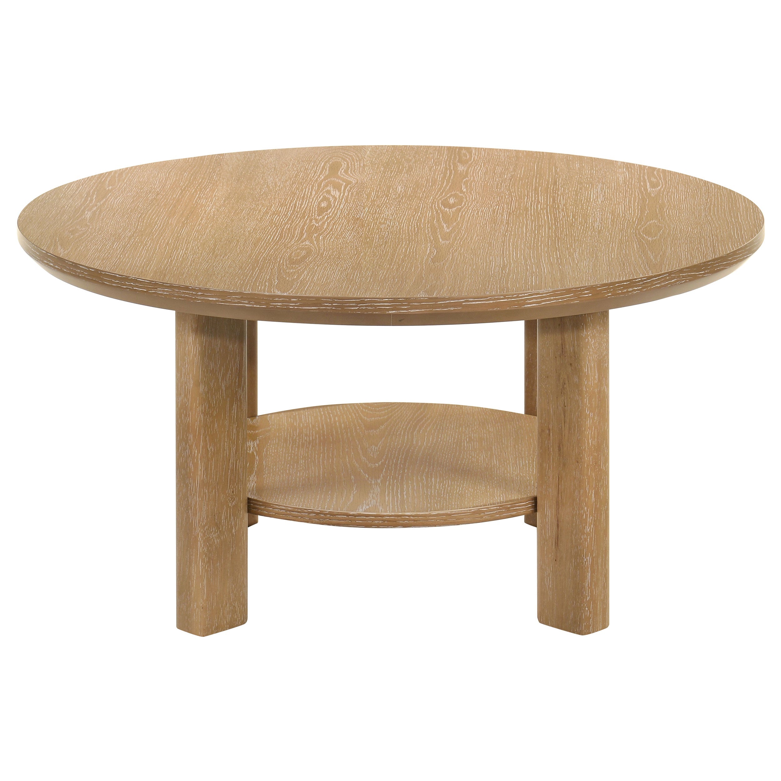 Ottowa 36-inch Round Wood Cocktail Coffee Table