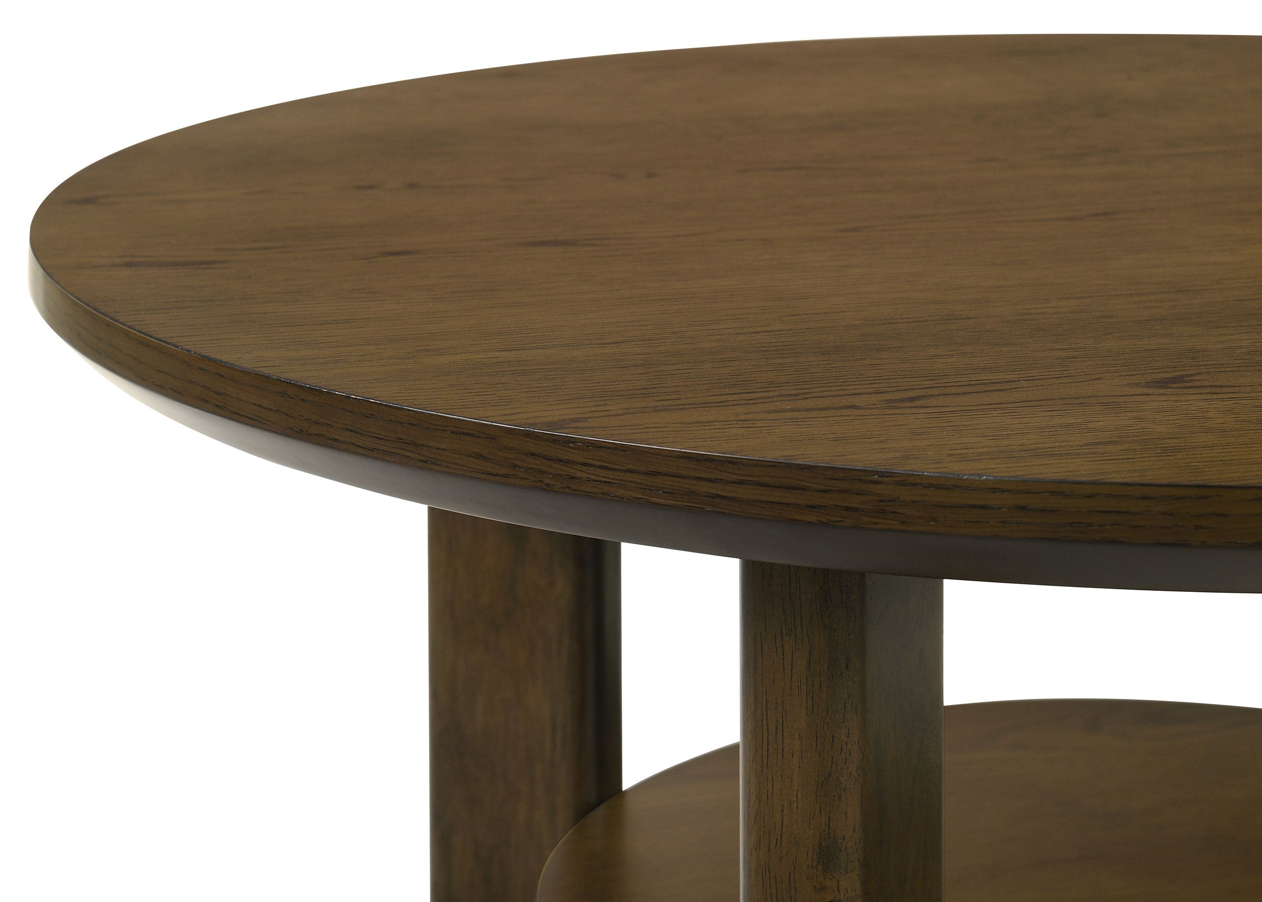 Ottowa Round Wood Coffee Table Set