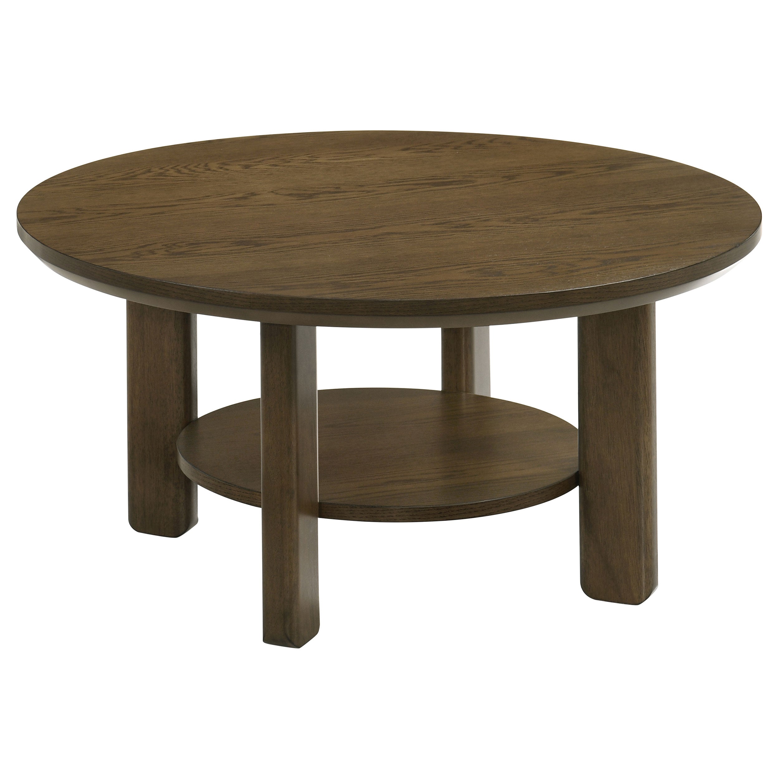 Ottowa 36-inch Round Wood Cocktail Coffee Table