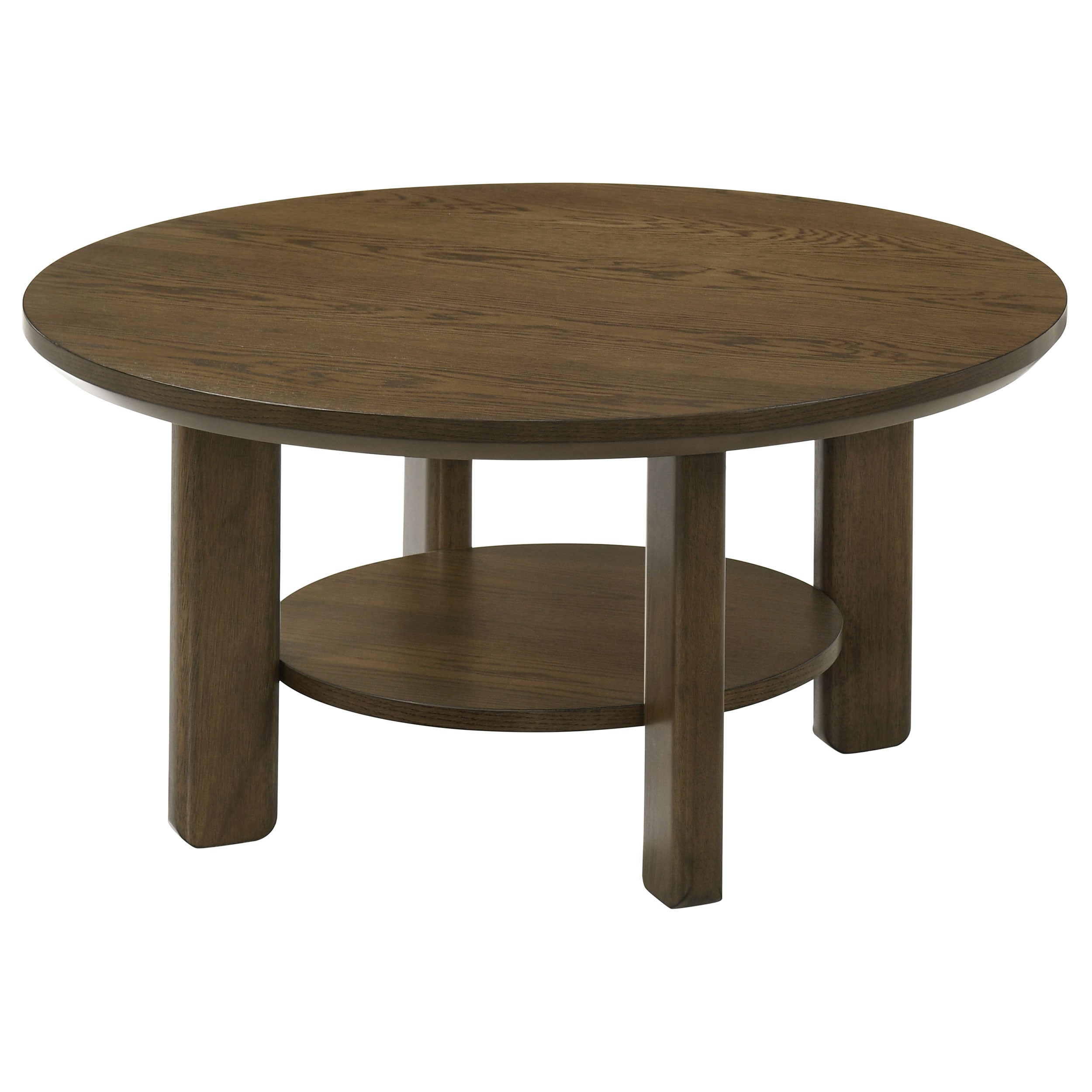 Ottowa 36-inch Round Wood Cocktail Coffee Table