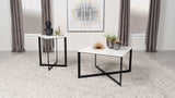 Tobin Marble Top Coffee and End Table Set