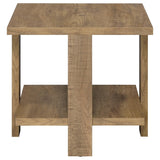 Dawn Round Coffee and End Table Set Mango Brown