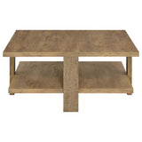 Dawn Round Coffee and End Table Set Mango Brown