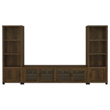 Sachin 3-shelf Engineered Wood Media Tower