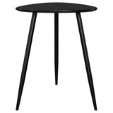 Odessa Triangular Solid Wood End Table Black