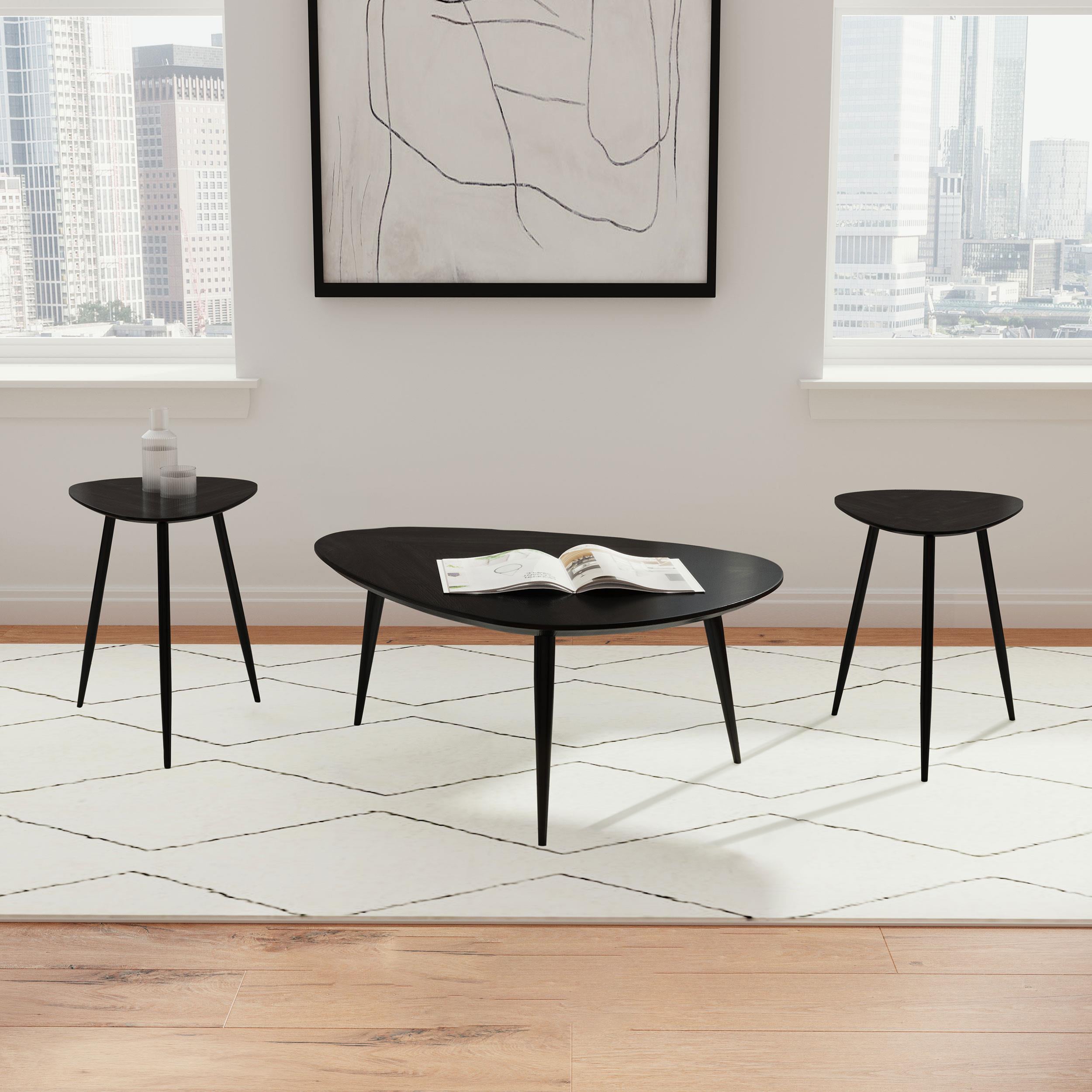 Odessa Triangular Coffee and End Table Set