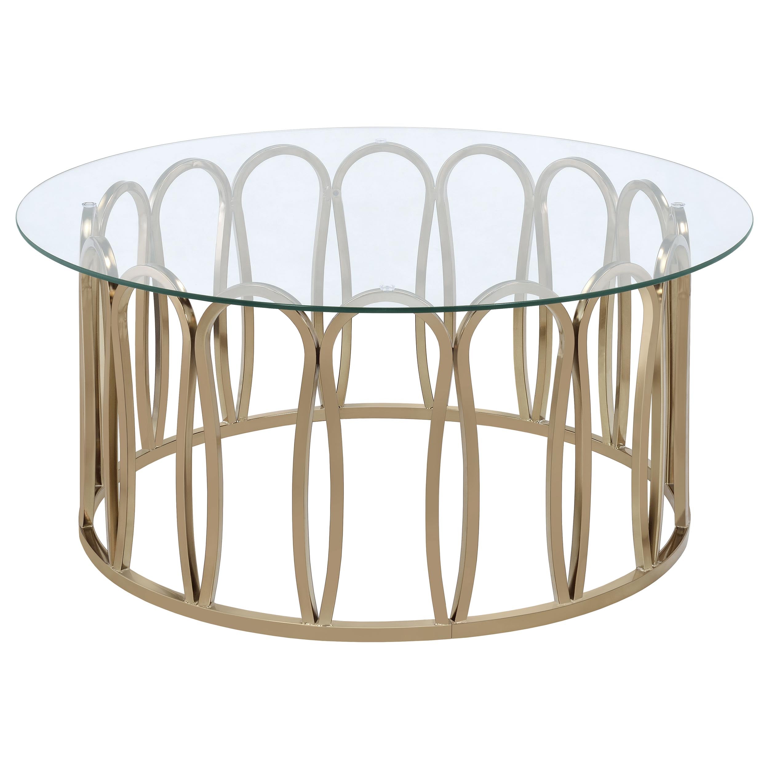 Monett Coffee and End Table Set Chocolate Chrome