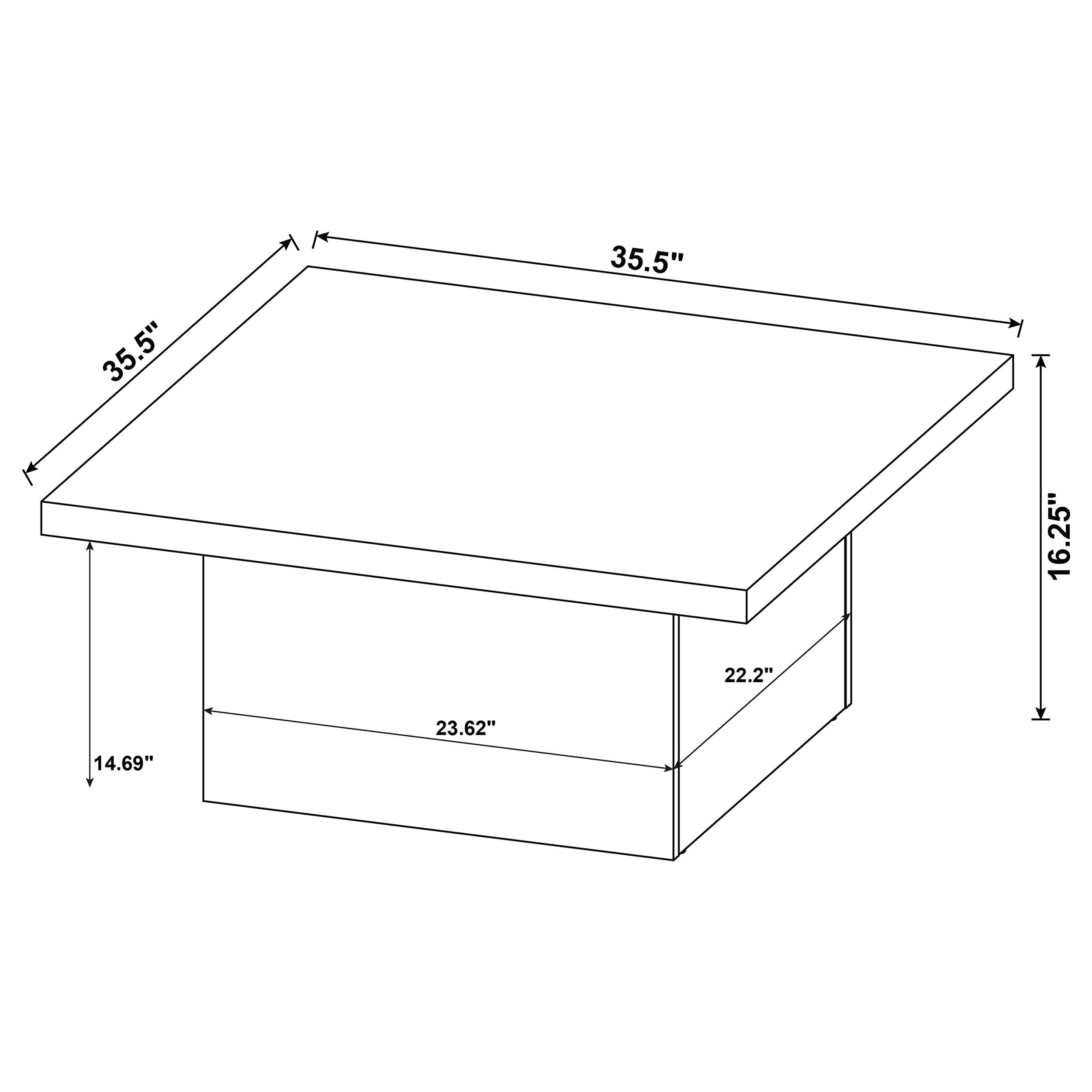 Devar Square Coffee and End Table Set