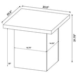 Devar Square Coffee and End Table Set