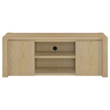 Laurelton 60-inch 2-door TV Stand Media Console Light Oak