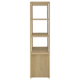 Laurelton 3-shelf Media Tower Tall Pier Cabinet Light Oak