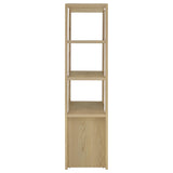 Laurelton 3-shelf Media Tower Tall Pier Cabinet Light Oak