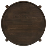 Cota Solid Wood Coffee and End Table Set Dark Brown