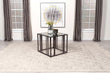 Adri Rectangular Glass Top Side End Table