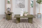 Andando Coffee and End Table Set Mango Brown