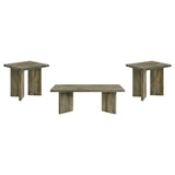 Andando Coffee and End Table Set Mango Brown