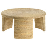 Artina Rattan Coffee and End Table Set Natural