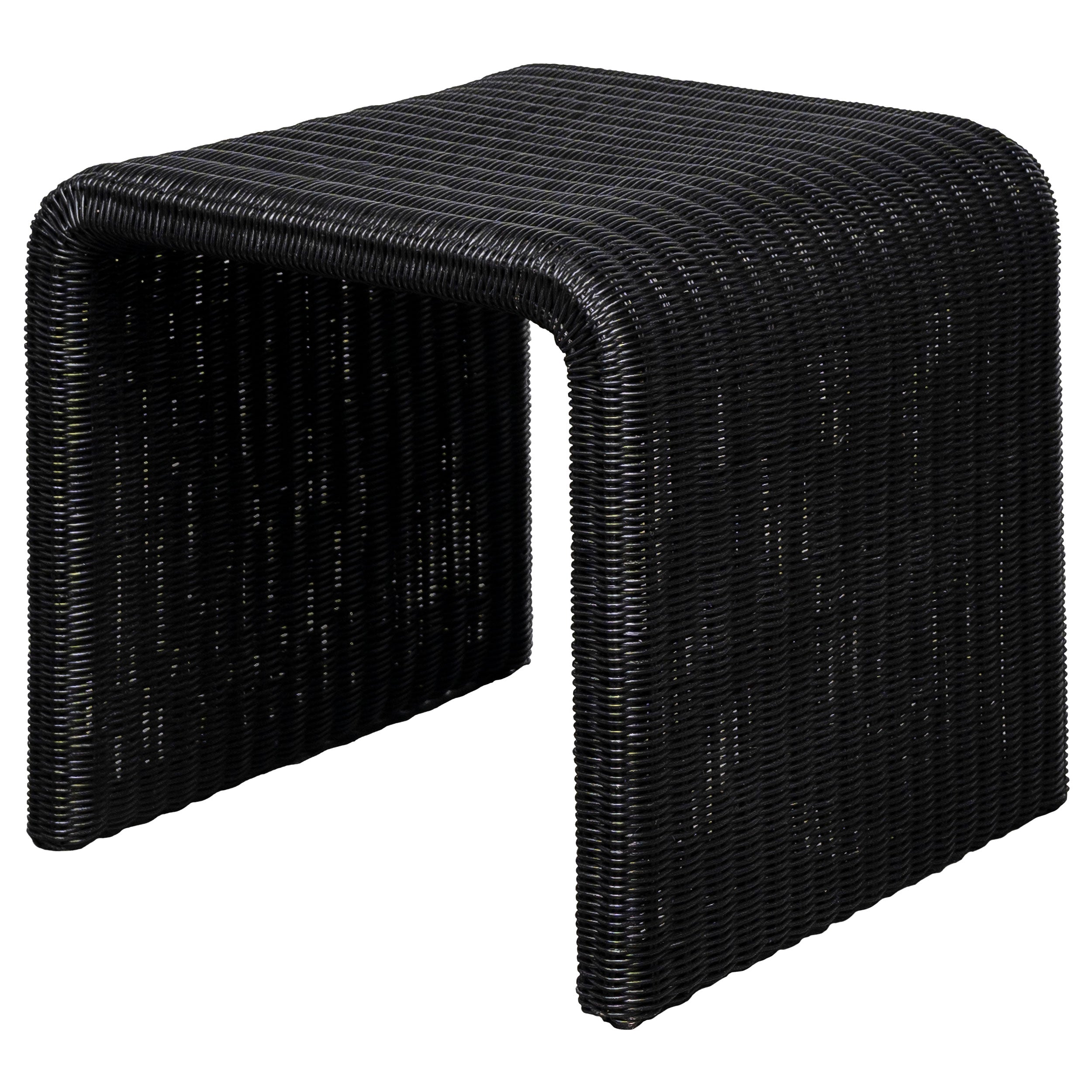 Cahya Woven Rattan Square End Table