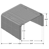 Cahya Rattan Coffee and End Table Set