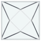 Brittania Square Coffee and End Table Set Nickel