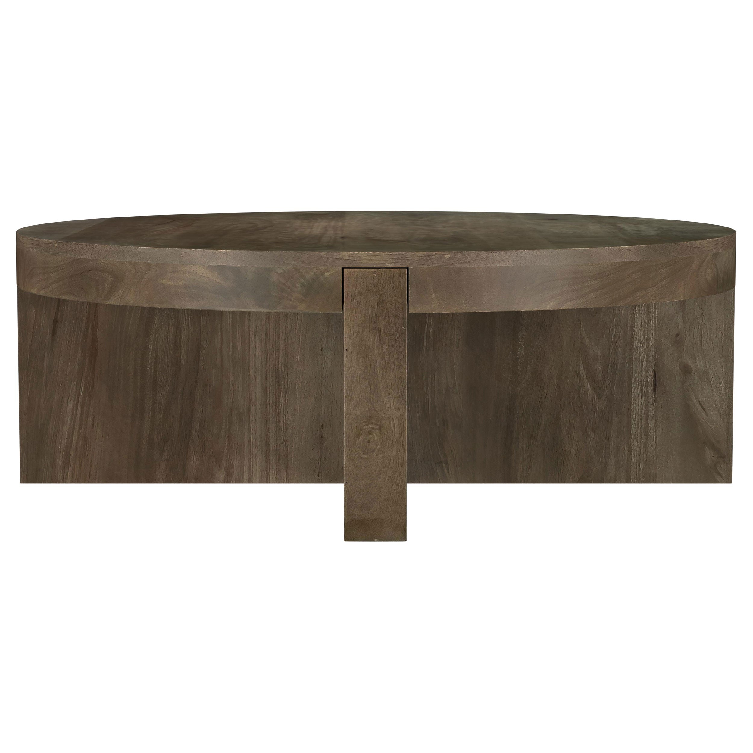 Kinkaid Solid Wood Coffee and End Table Set Brown