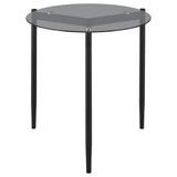 Rosalie Round Coffee and End Table Set Grey