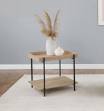 Fallon Square Engineered Wood End Table Light Brown