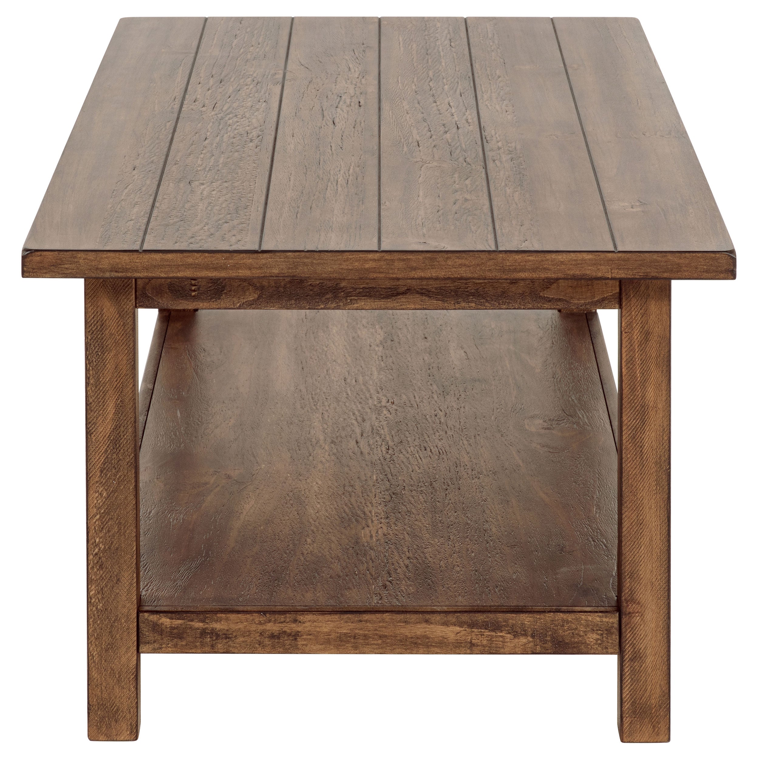 Payne Wood Coffee Table with Shelf