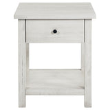 Payne 1-drawer Wood End Table with Shelf