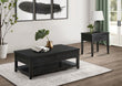 Concord Coffee and End Table Set Distressed Java