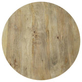 Touhy Round Coffee and End Table Set Natural Mango