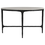 Hermas Round Marble Coffee and End Table Set