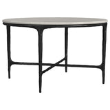 Hermas Round Marble Coffee and End Table Set