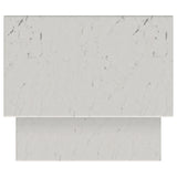 Ebby 2-piece Genuine Marble Top Nesting Coffee Tables White