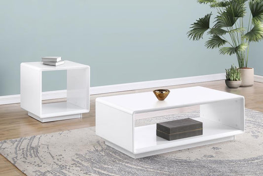 Paseo Coffee and End Table Set High Gloss