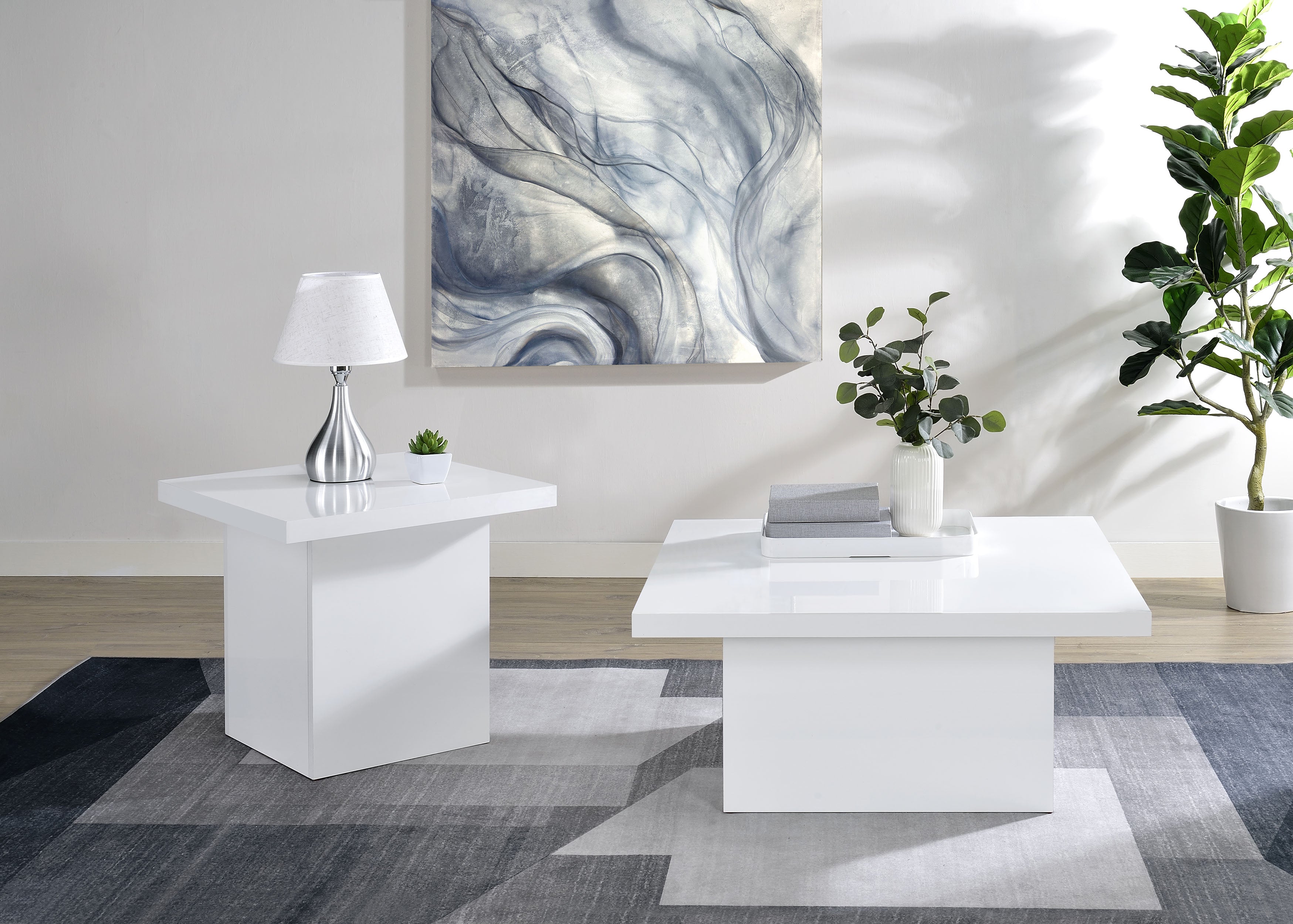 Devar Square Engineered Wood Coffee Table