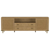 Arini Rattan Cane 2-door TV Stand Media Console