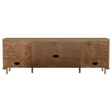 Arini Rattan Cane 2-door TV Stand Media Console