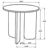 Dale Solid Wood Coffee and End Table Set Brown