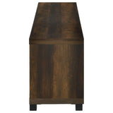 Havering 71-inch TV Stand Fireplace Media Console Dark Pine