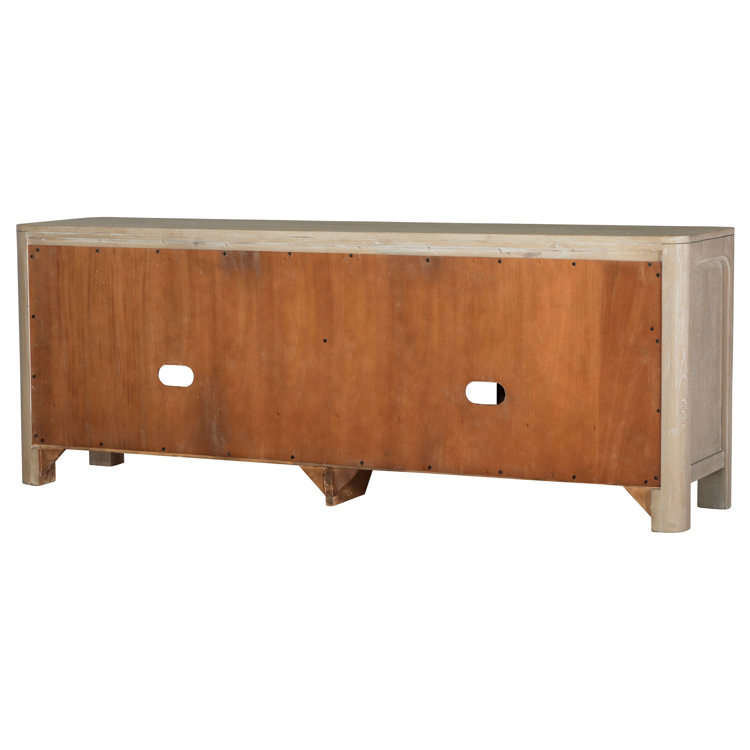 Solano 71-inch 2-door TV Stand Media Console Weathered Mango