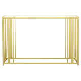 Adri Glass Top Entryway Console Table