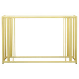 Adri Glass Top Entryway Console Table