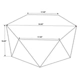 Zalika Hexagonal Solid Mango Wood Coffee Table Natural