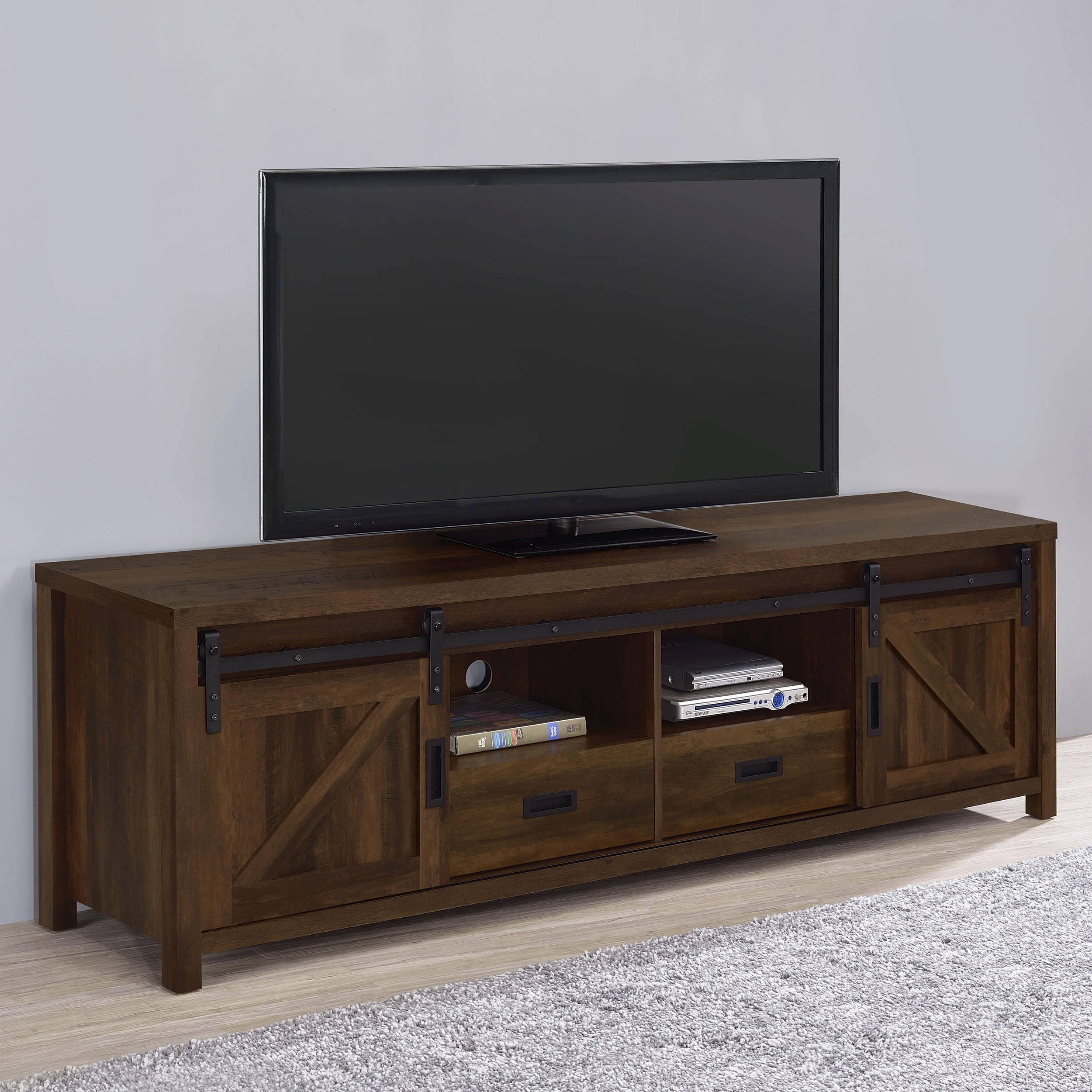 Madra 2-door Engineered Wood 79-inch TV Stand